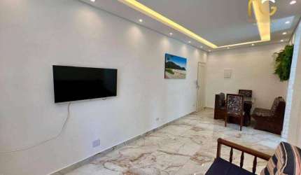 Apartamento com 1 dormitório à venda, 50 m² por R$ 330.000,00 - Canto do Forte - Praia Grande/SP