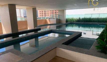Apartamento com 3 dormitórios à venda, 102 m² por R$ 615.000,00 - Aviação - Praia Grande/SP