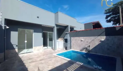 Casa com 2 dormitórios à venda, 61 m² por R$ 420.000,00 - Jussara - Mongaguá/SP