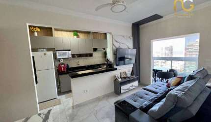 Apartamento com 2 dormitórios à venda, 61 m² por R$ 560.000,00 - Tupi - Praia Grande/SP