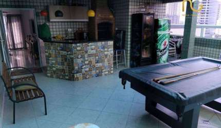 Cobertura com 3 dormitórios à venda, 362 m² por R$ 1.200.000,00 - Vila Guilhermina - Praia Grande/SP