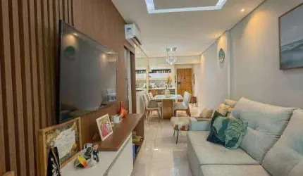 Apartamento com 2 dormitórios à venda, 80 m² por R$ 639.000,00 - Vila Guilhermina - Praia Grande/SP