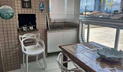 Apartamento com 2 dormitórios à venda, 65 m² por R$ 450.000,00 - Aviação - Praia Grande/SP