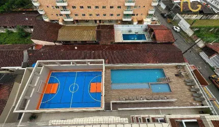 Apartamento com 1 dormitório à venda, 50 m² por R$ 317.000,00 - Aviação - Praia Grande/SP
