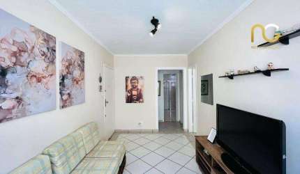 Apartamento com 2 dormitórios à venda, 63 m² por R$ 330.000,00 - Aviação - Praia Grande/SP