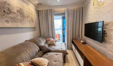 Apartamento com 2 dormitórios à venda, 80 m² por R$ 720.000,00 - Boqueirão - Praia Grande/SP