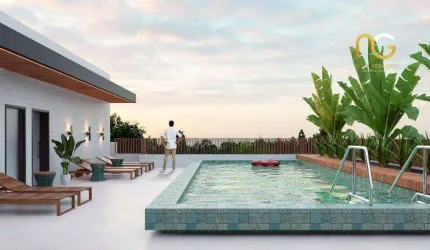 Apartamento com 1 dormitório à venda, 50 m² por R$ 383.809,00 - Vila Guilhermina - Praia Grande/SP