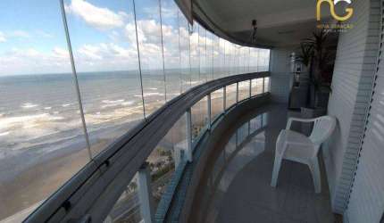 Apartamento com 4 dormitórios à venda, 194 m² por R$ 2.300.000,00 - Aviação - Praia Grande/SP