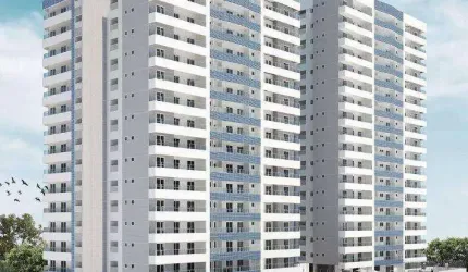 Apartamento Alto Padrão - andar Alto - 03 dormitorios 01 suite 02 vagas de garagem - Total Lazer - Bairro Ocian/Praia Grande-SP
