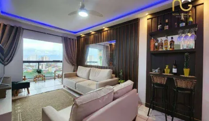 Apartamento com 2 dormitórios à venda, 94 m² por R$ 530.000,00 - Tupi - Praia Grande/SP