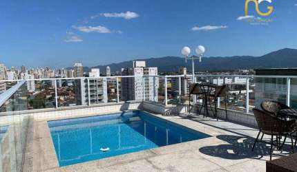 Apartamento com 2 dormitórios à venda, 67 m² por R$ 450.000,00 - Vila Guilhermina - Praia Grande/SP