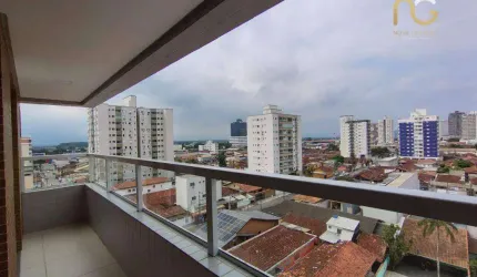 Apartamento com 2 dormitórios à venda, 72 m² por R$ 598.057,50 - Vila Guilhermina - Praia Grande/SP