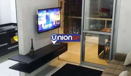 Apartamento com 1 dormitório à venda, 50 m² por R$ 1.100.000,00 - Moema - São Paulo/SP