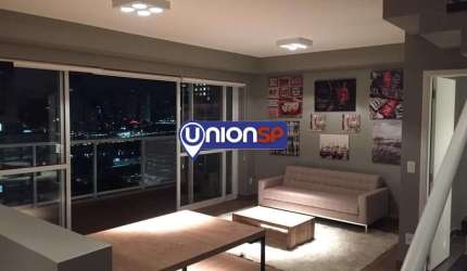 Apartamento com 1 dormitório à venda, 89 m² por R$ 1.300.000,00 - Brooklin - São Paulo/SP