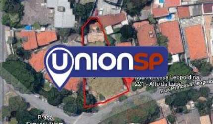 Terreno à venda, 974 m² por R$ 3.090.000 - Alto da Lapa - São Paulo/SP