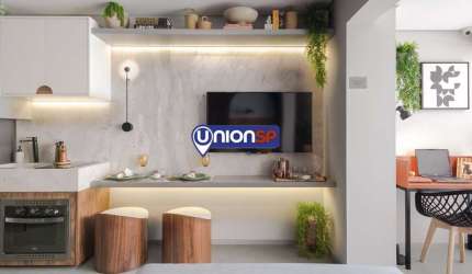 Studio com 1 dormitório à venda, 22 m² por R$ 358.070,00 - Brooklin - São Paulo/SP