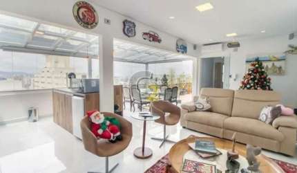 COBERTURA DUPLEX - HIGIENOPOLIS - 3 DORMS - 2 SUITES - 2 VAGAS