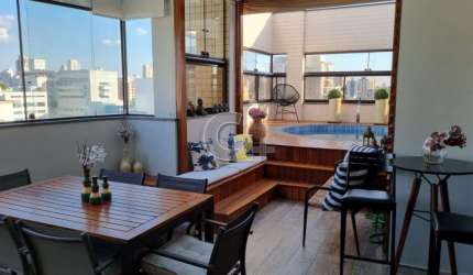 Cobertura Duplex à venda na Pompéia com 4 suítes e 4 vagas