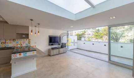 Apartamento tipo Garden a venda no Campo Belo com 1 suíte, 1 vaga