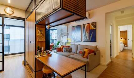Apartamento á venda em Pinheiros com 2 quartos, sendo 1 suite e 1 vaga