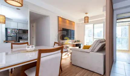 Apartamento mobiliado à venda na Pompéia com 3 quartos, sendo 1 suíte e 2 vagas