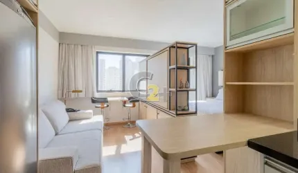 Flat para venda com 1 quarto - 1 WC - 1 vaga