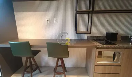 Apartamento Studio, mobiliado à venda em Pinheiros com 1 quarto, varanda,  sem vaga