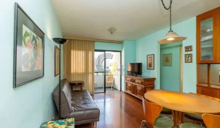 Apartamento à venda na Vila Mariana com 60 m², 2 quartos e 2 vagas de garagem.