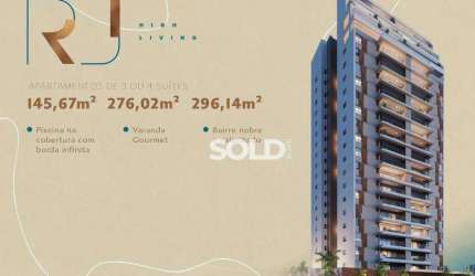 Apartamento com 3 dormitórios à venda, 145 m² por R$ 1.162.124,00 - Parque dos Lima - Franca/SP