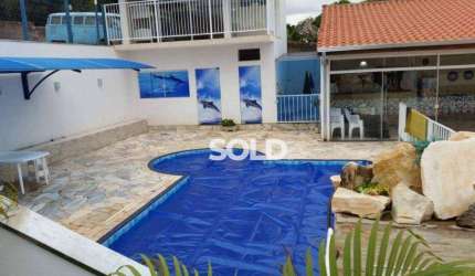 Excelente chácara com piscina aquecida, 2500m², próximo da cidade, 3 dormitórios sendo 2 suítes à venda por R$ 950.000,00 - Pq. do Mirante - Franca/SP