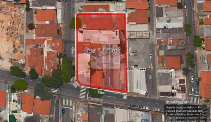 Terreno 2.100,00m² à venda - Bairro Santo Antônio - São Caetano do Sul/SP