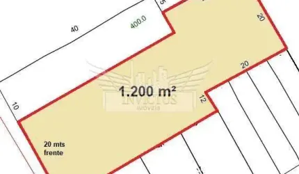 Terreno Comercial à Venda,1.200 m² - Jardim - Santo André - SP
