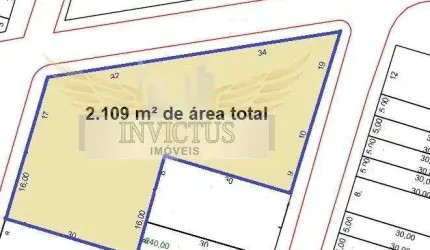 Terreno Residencial para Comprar, 2.109m² - Bairro Utinga, Santo André/SP.