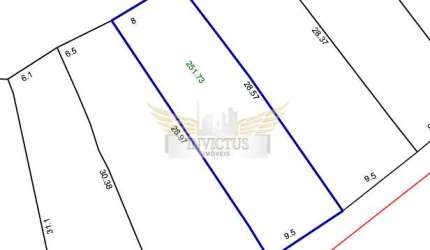 Terreno Residencial/Comercial para Comprar, 251m² - Vila Guiomar, Santo André/SP.