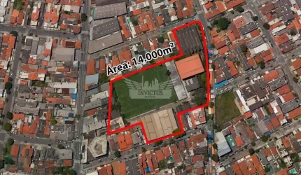 Área Comercial e Residencial à Venda, 13.667m² - Vila Homero Thon - Santo André/SP