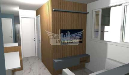 Apartamento com 2 Quartos para Comprar, 41m² - Vila Homero Thon - Santo André/SP