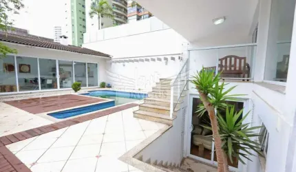 Sobrado Comercial com Pé Direito Duplo e Piscina para Alugar, 384m² - Bairro Jardim, Santo André/SP