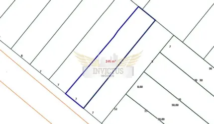 Terreno Residencial/Comercial para Comprar, 245m² - Vila Metalúrgica, Santo André/SP.