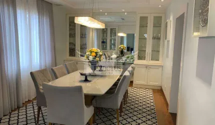 Altíssimo Padrão Montado e Decorado com 4 Suítes para Locação 340m² - Bairro Jardim, Santo André/SP.