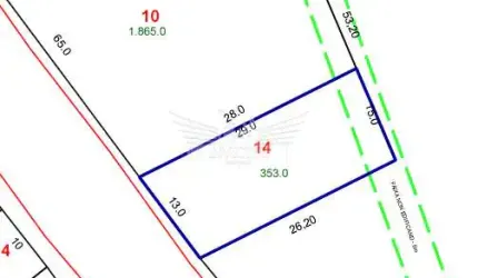 Terreno Comercial/Residencial à Venda, 353m² - Condomínio Maracanã, Santo André/SP.