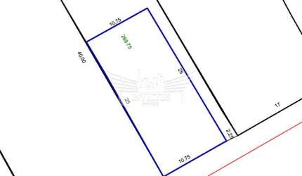 Terreno Residencial à Venda, 268m² - Bairro Jardim em Santo André/SP.