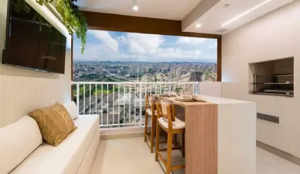 Apartamento em Obras com 2 Dormitórios no Edfício Vision à Venda, 56m² - Campestre, Santo André/SP.