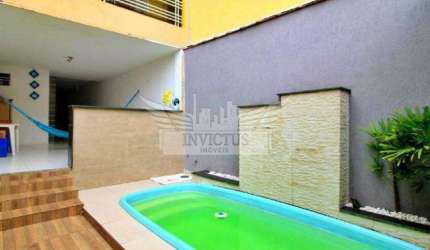 Sobrado com 2 Quartos e Piscina para Comprar, 163m² - Parque Oratório, Santo André/SP.