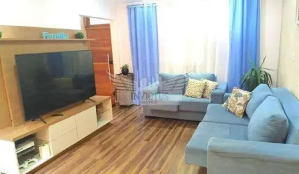 Sobrado com 3 Dormitórios à Venda, 189m² - Jardim Las Vegas, Santo André/SP.