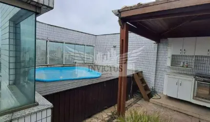 Cobertura com 3 Dormitórios no Edifício Thereza Sabatini Lazzuri para Locação, 220m² - Nova Petrópolis, São Bernardo do Campo/SP.