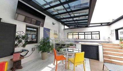 Cobertura com 2 Quartos para Compra, 280m² - Bairro Jardim, Santo André/SP.