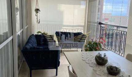 Apartamento com 3 Suítes no Condomínio Novo Jardim para Comprar, 177m² - Campestre, Santo André/SP.