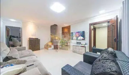 Sobrado com 3 Quartos para Comprar, 215m² - Vila Scarpelli, Santo André/SP.