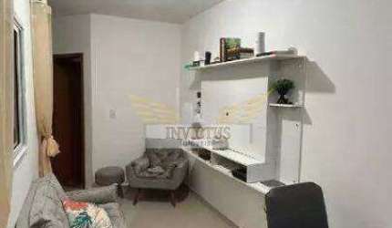 Apartamento sem Condomínio como 2 Quartos para Comprar, 44m² - Vila Valparaíso, Santo André/SP.