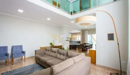 Sobrado Novo com 5 Suítes para Comprar, 550m² - Vila Alzira, Santo André/SP.